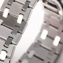 画像をギャラリービューアに読み込む, AUDEMARS PIGUET オーデマ ピゲ ロイヤルオーク 33mm 腕時計 56303ST.OO.0789ST.01 重量75.79g QZ SS ブルーブラック文字盤 美品 中古 4a005440