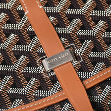 Load image into Gallery viewer, 極美品 GOYARD ゴヤール ベルヴェデーレPM クロスボディバッグ ブラウン PVCコーティングキャンバス レザー シルバー金具 中古 4a005655