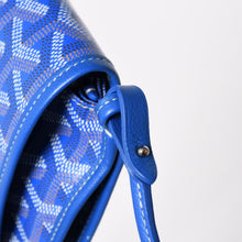 画像をギャラリービューアに読み込む, 極美品 GOYARD ゴヤール プリュメ ポーチウォレット ショルダーバッグ PLUMETPMLTY10CL10P ブルー シルバー金具 中古 4a005683