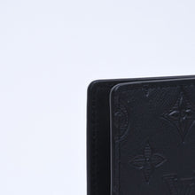 画像をギャラリービューアに読み込む, 新品同様品 LOUIS VUITTON ルイヴィトン オーガナイザードゥポッシュ カードケース M62899 ブラック レザー 中古 4a005662