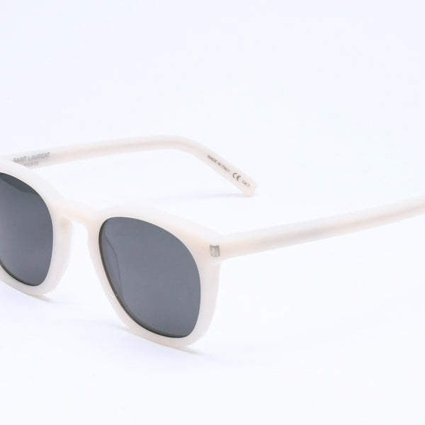 SAINT LAURENT Paris sunglasses, eyewear, white temples, SL 28 041, size 49◻23 140 Excellent condition Used 4a005006