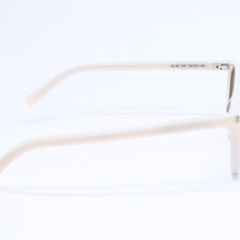 画像をギャラリービューアに読み込む, SAINT LAURENT サンローランパリ サングラス アイウェア ホワイトテンプル SL 28 041 サイズ49◻︎23 140 美品 中古 4a005006