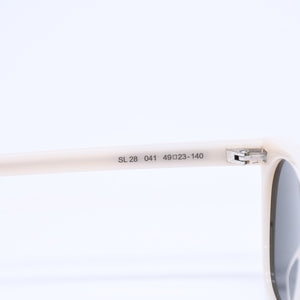 SAINT LAURENT Paris sunglasses, eyewear, white temples, SL 28 041, size 49◻23 140 Excellent condition Used 4a005006