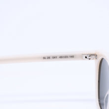 画像をギャラリービューアに読み込む, SAINT LAURENT サンローランパリ サングラス アイウェア ホワイトテンプル SL 28 041 サイズ49◻︎23 140 美品 中古 4a005006