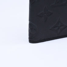 画像をギャラリービューアに読み込む, 新品同様品 LOUIS VUITTON ルイヴィトン オーガナイザードゥポッシュ カードケース M62899 ブラック レザー 中古 4a005662