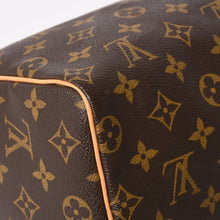 Load image into Gallery viewer, 新品同様品 LOUIS VUITTON ルイヴィトン スピーディ25 ハンドバック M41528 モノグラム PVC ヌメ革 レザー ブラウン ゴールド金具 中古 4a005663