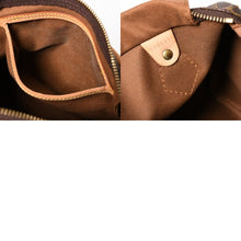Load image into Gallery viewer, 新品同様品 LOUIS VUITTON ルイヴィトン スピーディ25 ハンドバック M41528 モノグラム PVC ヌメ革 レザー ブラウン ゴールド金具 中古 4a005663
