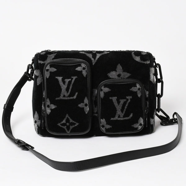 Like new item LOUIS VUITTON Keepall Bandouliere 25 Boston Bag Monogram Eclipse Taffetage M45438 Used 4a005635