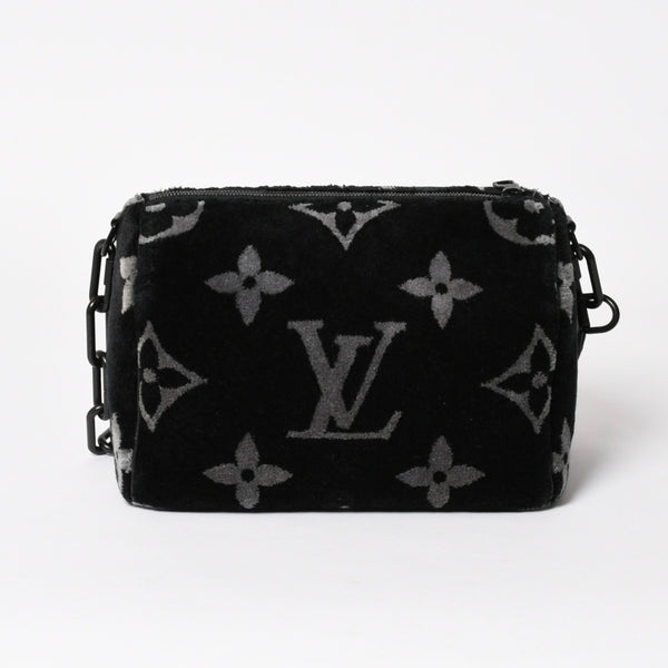 Like new item LOUIS VUITTON Keepall Bandouliere 25 Boston Bag Monogram Eclipse Taffetage M45438 Used 4a005635