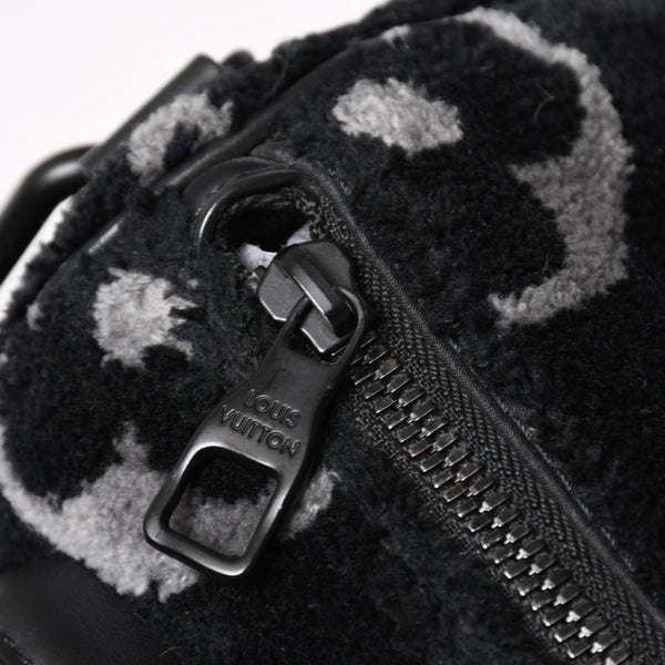 Like new item LOUIS VUITTON Keepall Bandouliere 25 Boston Bag Monogram Eclipse Taffetage M45438 Used 4a005635