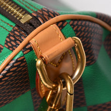 画像をギャラリービューアに読み込む, 極美品 LOUIS VUITTON ルイヴィトン スピーディ バンドリエール40 ハンドバッグ N40579 ダミエ ポップ グリーン 中古 4a005681