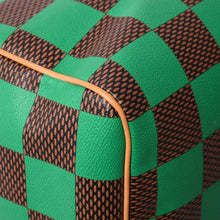 画像をギャラリービューアに読み込む, 極美品 LOUIS VUITTON ルイヴィトン スピーディ バンドリエール40 ハンドバッグ N40579 ダミエ ポップ グリーン 中古 4a005681