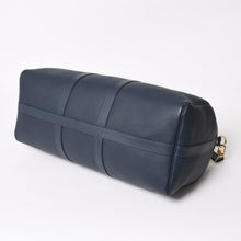 画像をギャラリービューアに読み込む, 極美品 LOUIS VUITTON ルイヴィトン × NIGO キーポル バンドリエール50 M45975 ボストンバッグ モノグラムデニム レザー ネイビー ゴールド金具 中古 4a005642