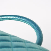 将图片加载到图库查看器，極美品 CHANEL シャネル ココハンドル 29 2WAYバッグ 28番台 ココマーク キャビアスキン メタリックグリーン ゴールド金具 中古 4a005666