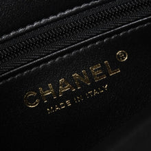 Load the image into the gallery viewer. New and unused CHANEL Small Flap Bag One Shoulder Bag AS6130 Random Number Coco Mark Caviar Skin Black Used 4a005870