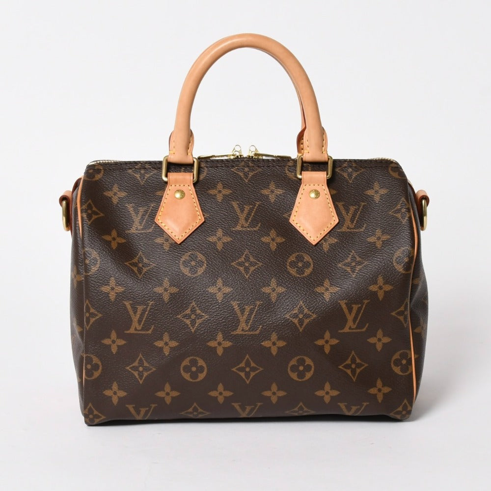極美品 LOUIS VUITTON ルイヴィトン スピーディー バンドリエール25 ハンドバッグ ショルダーバッグ 2way M46977 モノグラム レザー 中古 4a005789