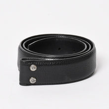 将图片加载到图库查看器，CHROME HEARTS クロムハーツ 1.5 BELT STRAP 1.5インチ レザーベルトストラップ サイズ30 ホースシュー シルバー925 美品 中古 4a005742