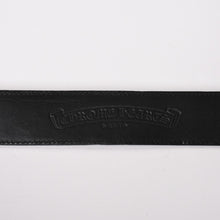 将图片加载到图库查看器，CHROME HEARTS クロムハーツ 1.5 BELT STRAP 1.5インチ レザーベルトストラップ サイズ30 ホースシュー シルバー925 美品 中古 4a005742