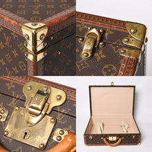 Load the image into the gallery viewer. LOUIS VUITTON Alzer 55 Trunk Case Hard Case M21229 Monogram PVC Leather Good Used 4a005797