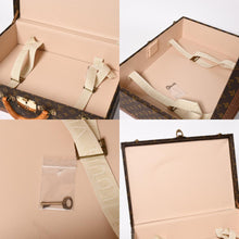 Load the image into the gallery viewer. LOUIS VUITTON Alzer 55 Trunk Case Hard Case M21229 Monogram PVC Leather Good Used 4a005797
