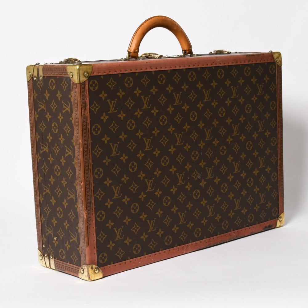 LOUIS VUITTON Alzer 55 Trunk Case Hard Case M21229 Monogram PVC Leather Good Used 4a005797