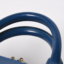 将图片加载到图库查看器，LOUIS VUITTON ルイヴィトン ボストンバッグ エピ M42965 キーポル50 ブルー レザー PVC ゴールド金具 美品 中古 4a005775