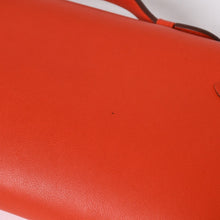 Load the image into the gallery viewer. Like new HERMES KELLY CUT Kelly cut handbag Vaux Swift Capucines Silver hardware T stamp Used 4a005774