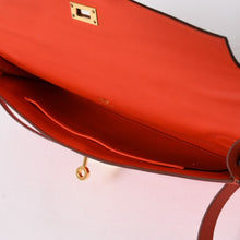 Load the image into the gallery viewer. Like new HERMES KELLY CUT Kelly cut handbag Vaux Swift Capucines Silver hardware T stamp Used 4a005774
