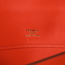 Load the image into the gallery viewer. Like new HERMES KELLY CUT Kelly cut handbag Vaux Swift Capucines Silver hardware T stamp Used 4a005774