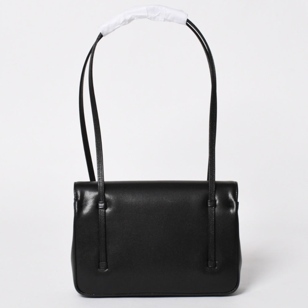 New and unused CHANEL Small Flap Bag One Shoulder Bag AS6130 Random Number Coco Mark Caviar Skin Black Used 4a005870