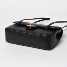 Load the image into the gallery viewer. New and unused CHANEL Small Flap Bag One Shoulder Bag AS6130 Random Number Coco Mark Caviar Skin Black Used 4a005870