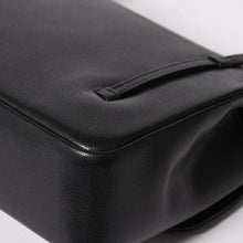 Load the image into the gallery viewer. New and unused CHANEL Small Flap Bag One Shoulder Bag AS6130 Random Number Coco Mark Caviar Skin Black Used 4a005870