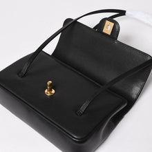 Load the image into the gallery viewer. New and unused CHANEL Small Flap Bag One Shoulder Bag AS6130 Random Number Coco Mark Caviar Skin Black Used 4a005870