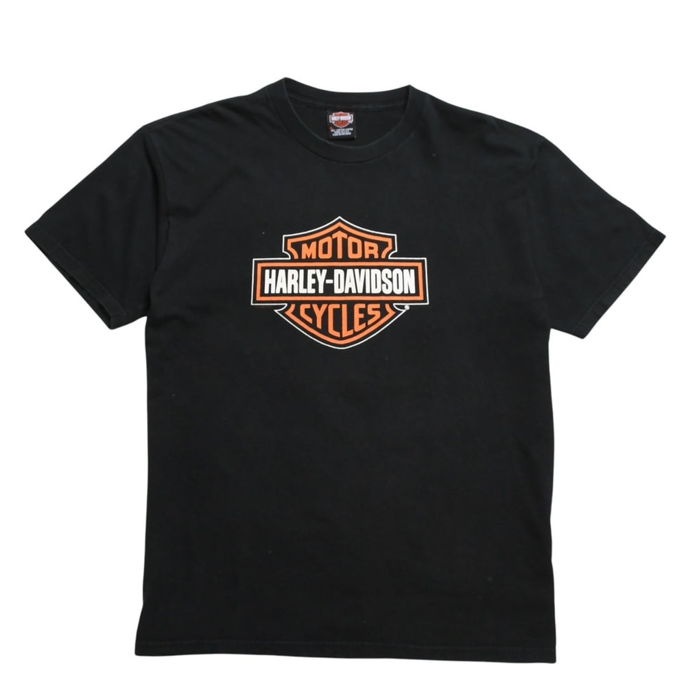 HARLEY DAVIDSON ハーレーダヴィッドソン 90's 半袖Tシャツ サイズXL ブラック コットン 1996年製 古着 美品 中古 4a005849