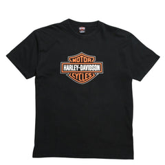 HARLEY DAVIDSON ハーレーダヴィッドソン 90's 半袖Tシャツ サイズXL ブラック コットン 1996年製 古着 美品 中古 4a005849