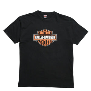 HARLEY DAVIDSON ハーレーダヴィッドソン 90's 半袖Tシャツ サイズXL ブラック コットン 1996年製 古着 美品 中古 4a005849