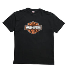 画像をギャラリービューアに読み込む, HARLEY DAVIDSON ハーレーダヴィッドソン 90's 半袖Tシャツ サイズXL ブラック コットン 1996年製 古着 美品 中古 4a005849