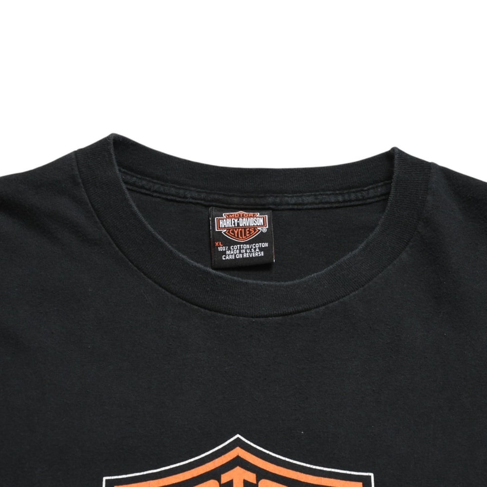 HARLEY DAVIDSON ハーレーダヴィッドソン 90's 半袖Tシャツ サイズXL ブラック コットン 1996年製 古着 美品 中古 4a005849