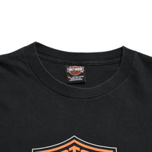 画像をギャラリービューアに読み込む, HARLEY DAVIDSON ハーレーダヴィッドソン 90's 半袖Tシャツ サイズXL ブラック コットン 1996年製 古着 美品 中古 4a005849