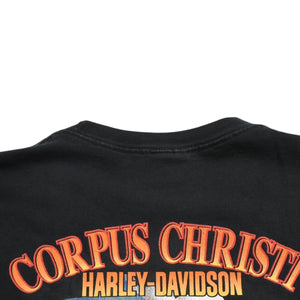 HARLEY DAVIDSON ハーレーダヴィッドソン 90's 半袖Tシャツ サイズXL ブラック コットン 1996年製 古着 美品 中古 4a005849