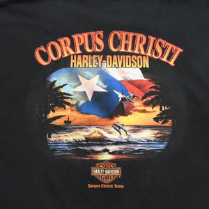 HARLEY DAVIDSON ハーレーダヴィッドソン 90's 半袖Tシャツ サイズXL ブラック コットン 1996年製 古着 美品 中古 4a005849