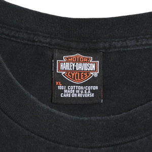 HARLEY DAVIDSON ハーレーダヴィッドソン 90's 半袖Tシャツ サイズXL ブラック コットン 1996年製 古着 美品 中古 4a005849