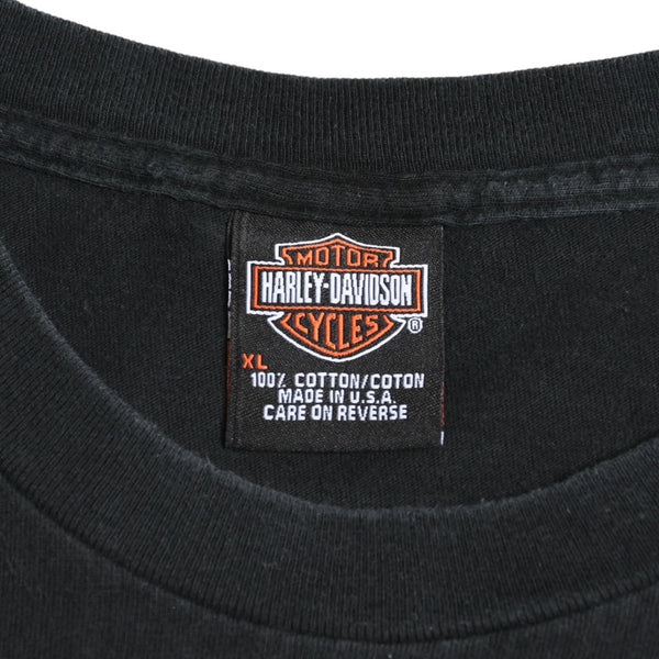 HARLEY DAVIDSON ハーレーダヴィッドソン 90's 半袖Tシャツ サイズXL ブラック コットン 1996年製 古着 美品 中古 4a005849