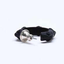 画像をギャラリービューアに読み込む, 新品未使用品 CHROME HEARTS クロムハーツ ラバー RUBBER HOOP CROSS SML クロスバンドフープシリコンピアス 重量0.71 ブラック 中古 4a005751