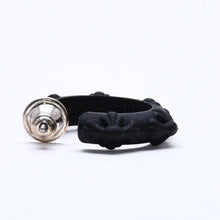 画像をギャラリービューアに読み込む, 新品未使用品 CHROME HEARTS クロムハーツ ラバー RUBBER HOOP CROSS SML クロスバンドフープシリコンピアス 重量0.71 ブラック 中古 4a005750