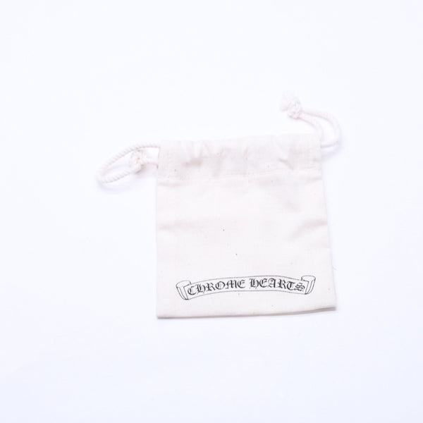 新品未使用品 CHROME HEARTS クロムハーツ ラバー RUBBER HOOP CROSS SML クロスバンドフープシリコンピアス 重量0.71 ブラック 中古 4a005750