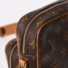 将图片加载到图库查看器，LOUIS VUITTON ルイヴィトン アマゾン ショルダーバッグ M45236 モノグラム PVC レザー ブラウン 美品 中古 4a005671
