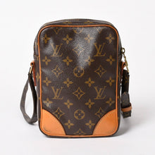 将图片加载到图库查看器，LOUIS VUITTON ルイヴィトン アマゾン ショルダーバッグ M45236 モノグラム PVC レザー ブラウン 美品 中古 4a005671
