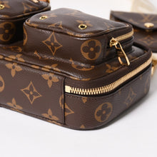 将图片加载到图库查看器，極美品 LOUIS VUITTON ルイヴィトン モノグラム ユーティリティ クロスボディ M80446 ショルダーバッグ ブラウン ゴールド金具 中古 4a005654