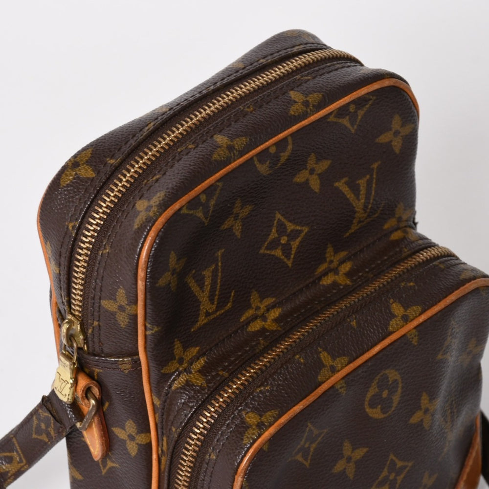 LOUIS VUITTON ルイヴィトン アマゾン ショルダーバッグ M45236 モノグラム PVC レザー ブラウン 美品 中古 4a005671